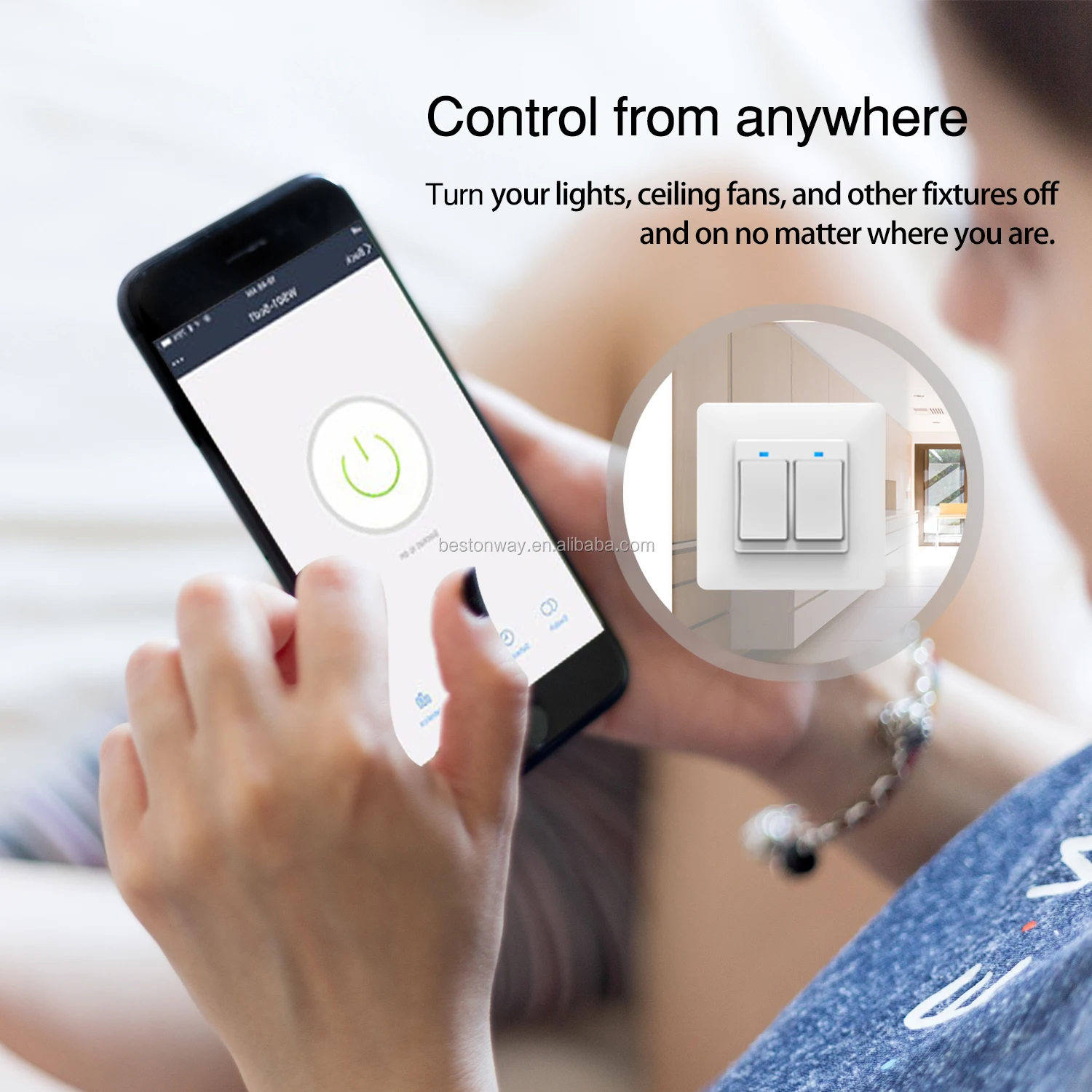 2020 High Quality Luxury Tuya Light Timer Switch Small LED Light With Switch Zigbee - ANKUX.COM