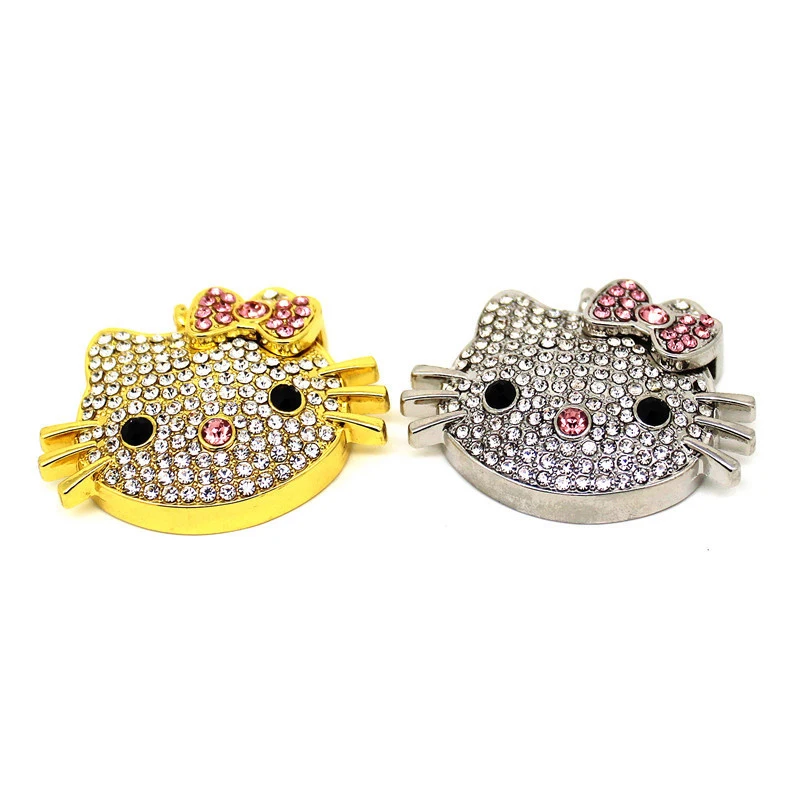 LOGO Custom USB Flash Drive Crystal Cat Cle 4GB 8GB 16GB 32GB 64GB 128GB Creative Pendrive Memoria U Stick Hello Kitty Pen Drive - ANKUX.COM