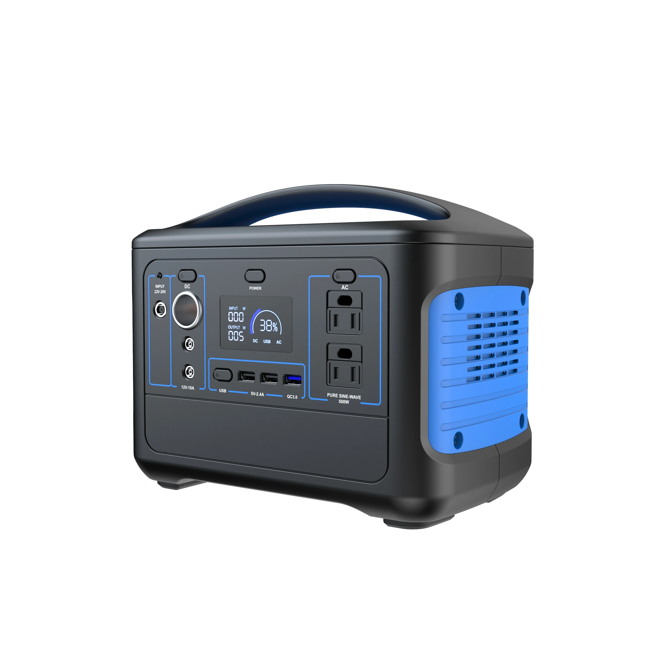 500W 1000W Lithium Battery Power Supply Portable UPS Energy Storage for Outdoor - ANKUX.COM