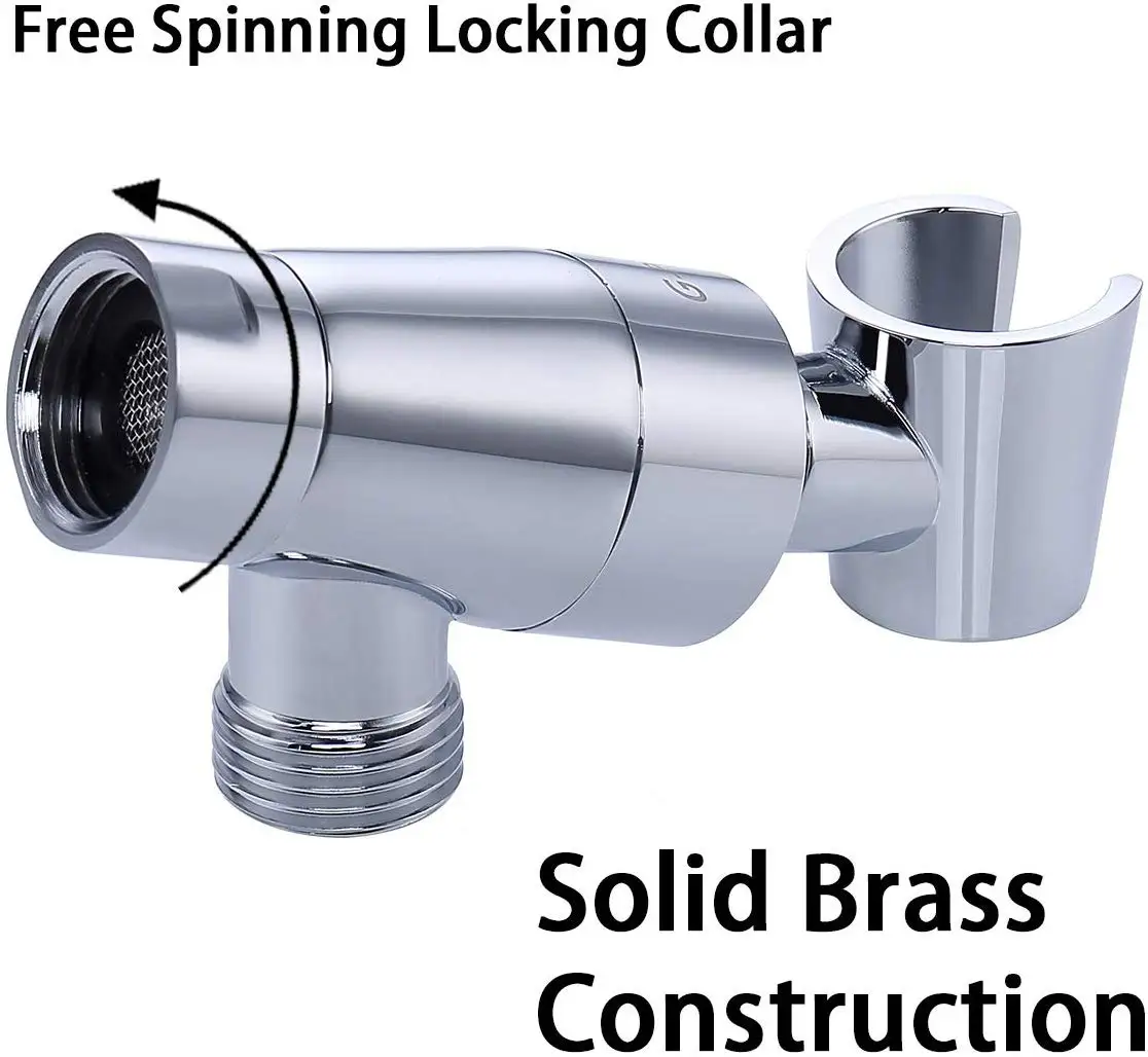 100 Metal Shower Head Holder Solid Brass Adjustbal Shower Head Bracket