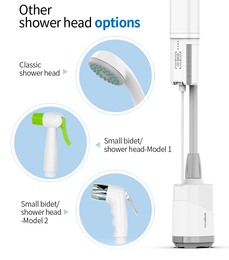 DIY Updated Great Performance Real Off Grid Portable Shower for Camping, Outdoor, Emergencies factory