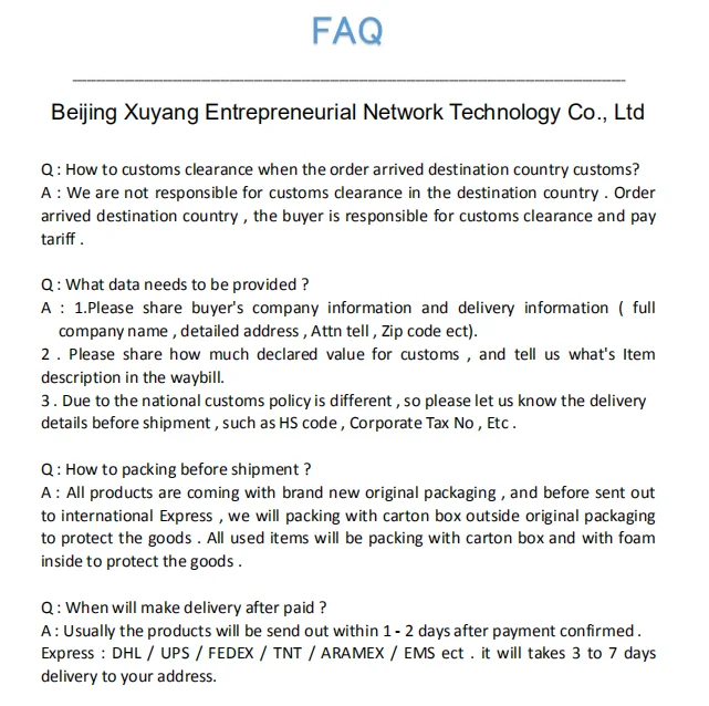 FAQ