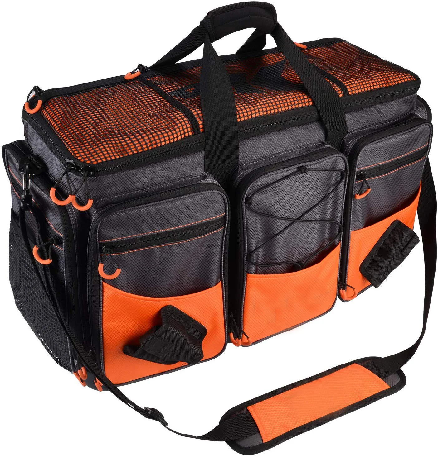 KastKing Fishing Tackle Bags, Large Saltwater Resistant Fishing Bags,  Fishing Gear Bag, Large-Lunker, (Without Trays
