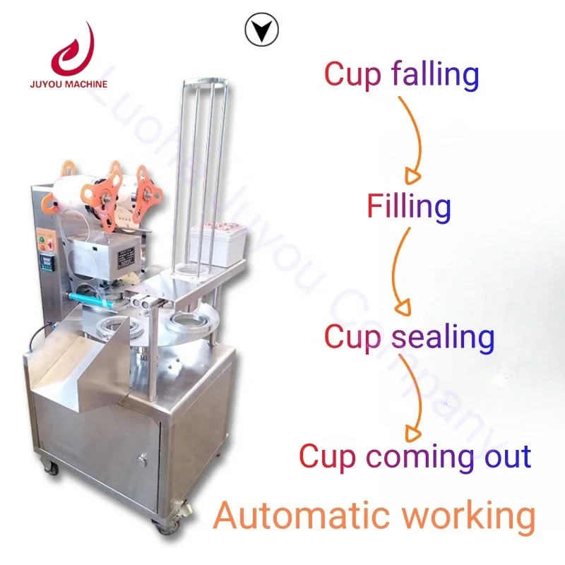 Cup Filling Sealing Machine Automatic Filling Sealing Machine All In One Machine Buy Cup