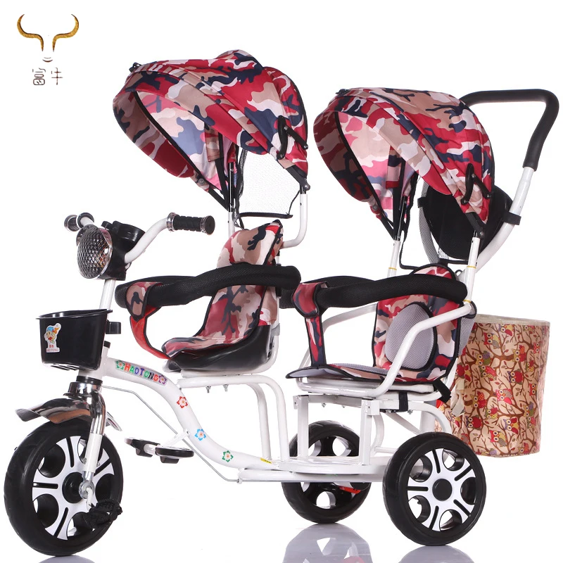 Tricycle for online twins