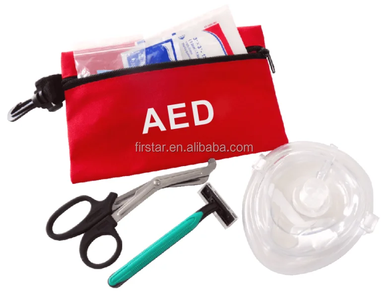 Aed Defibrillator First Responder Kit For First Aid Aed Training Aed