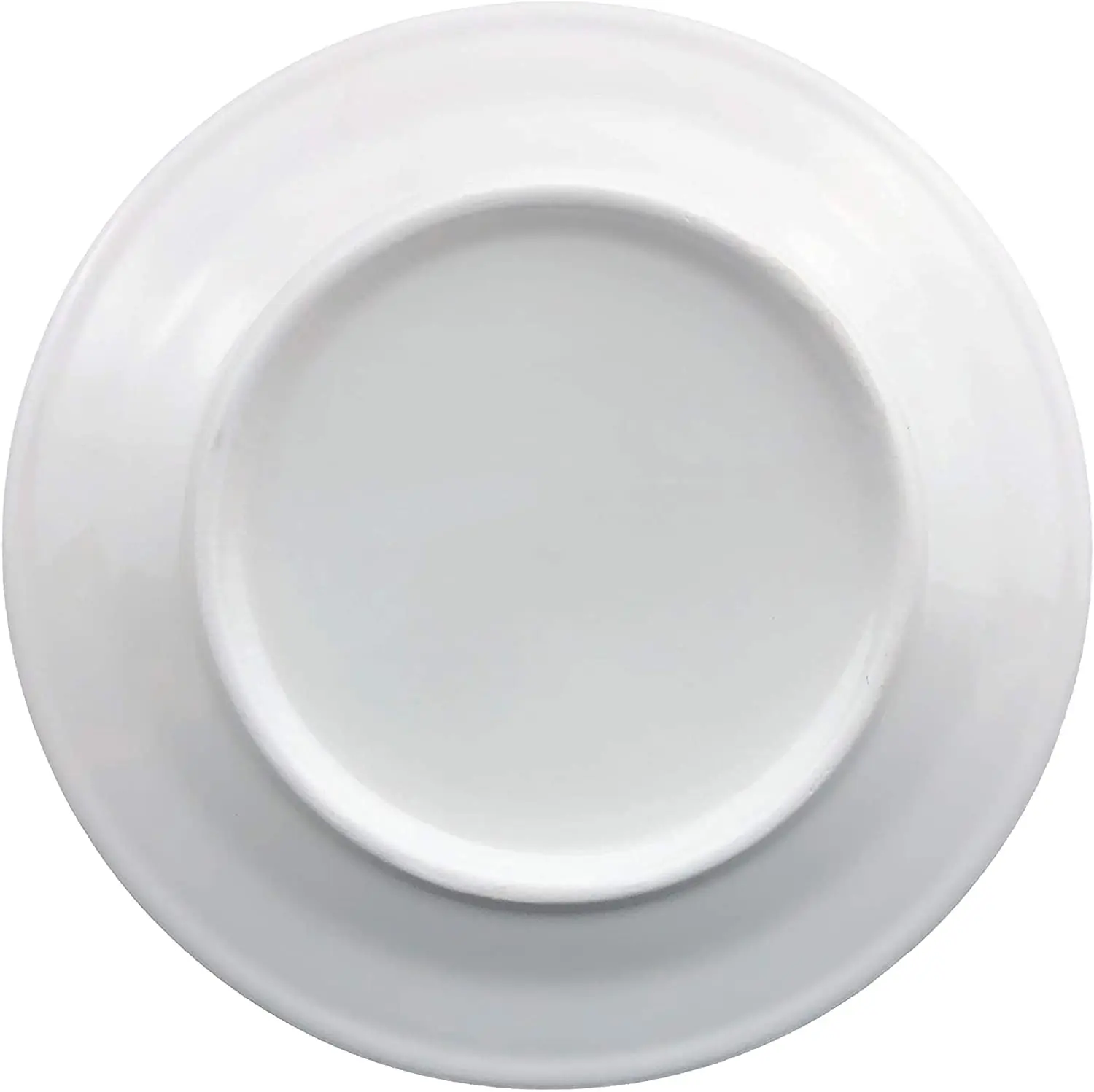 6-piece 6 Inch Porcelain Dessert Plate Set White Appetizer Ceramic Oval Plate for Kitchen and Family Party supplier