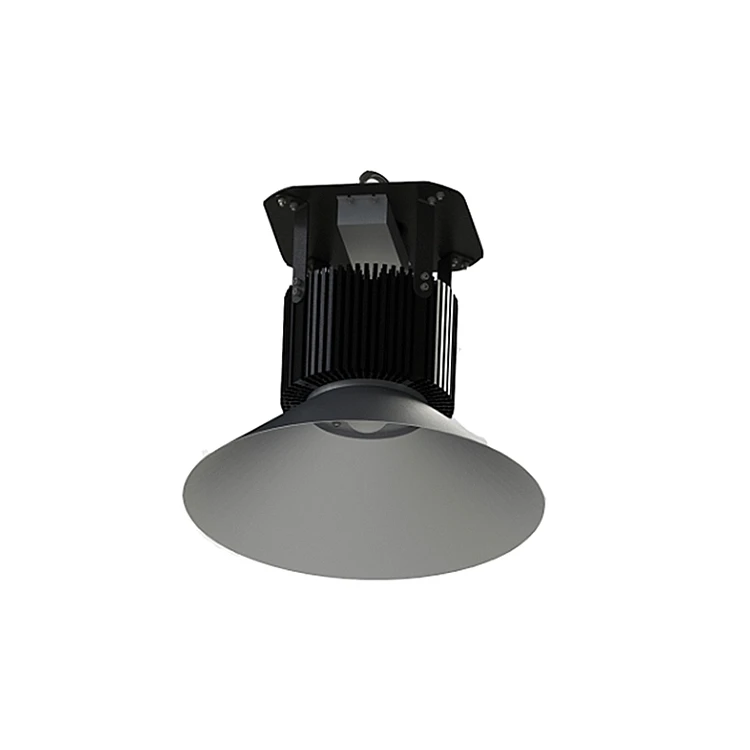 Waterproof industrial 100w led ufo high bay 200w 120v cover warehouse light 120 degree microwave dimmable