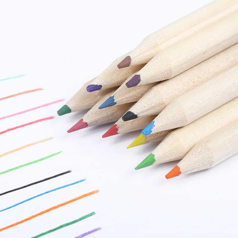Pencil Manufacturer 12 Colored Pencils With Topper Sharpener,Tube
