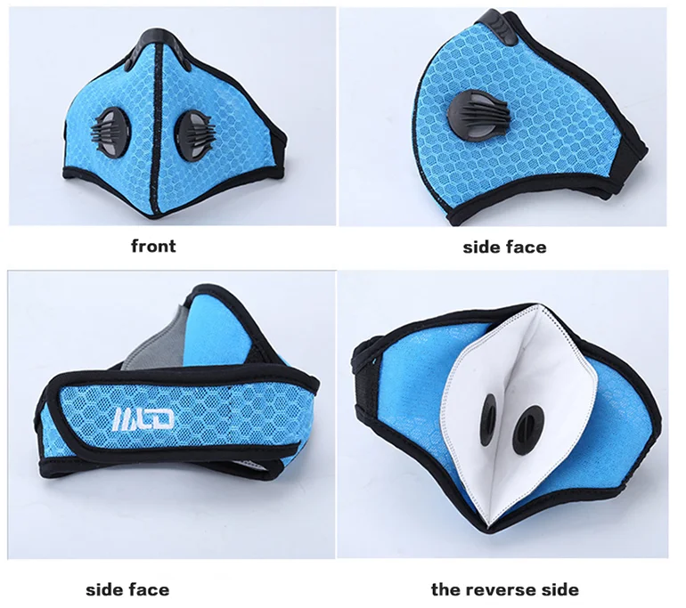 Carbon Filter Cycling Mask Riding Outdoor Anti-Dust Training Sports Mask
