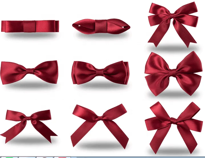 Wholesale Manufacture pre-made various festival beatiful paper box decorative Wrap ribbons and bows