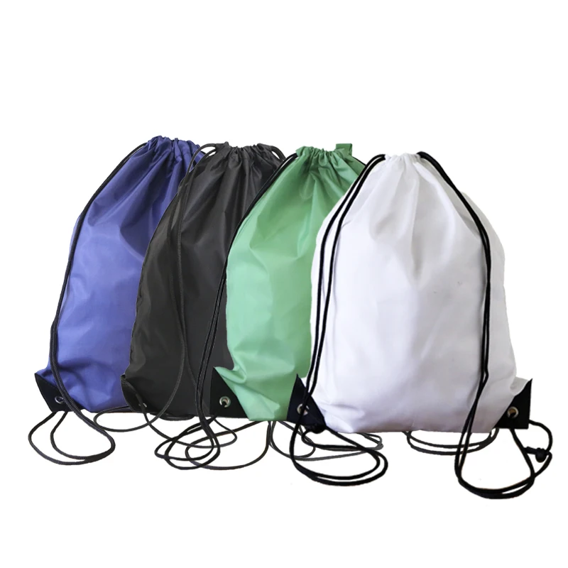 Wholesale Factory Polyester Custom Gym Drawstring Bag Backpack Sports Drawstring Bag