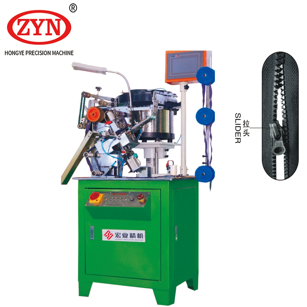 Industrial Zipper Slider Loader Assembly Machine Full Automatic Zipper