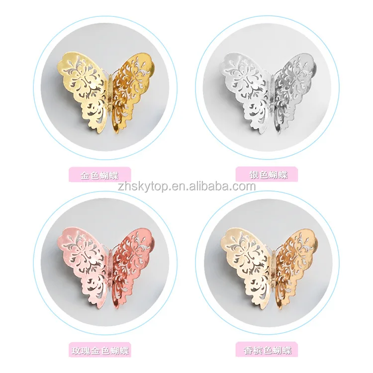 gold butterfly cake tools butterflies for