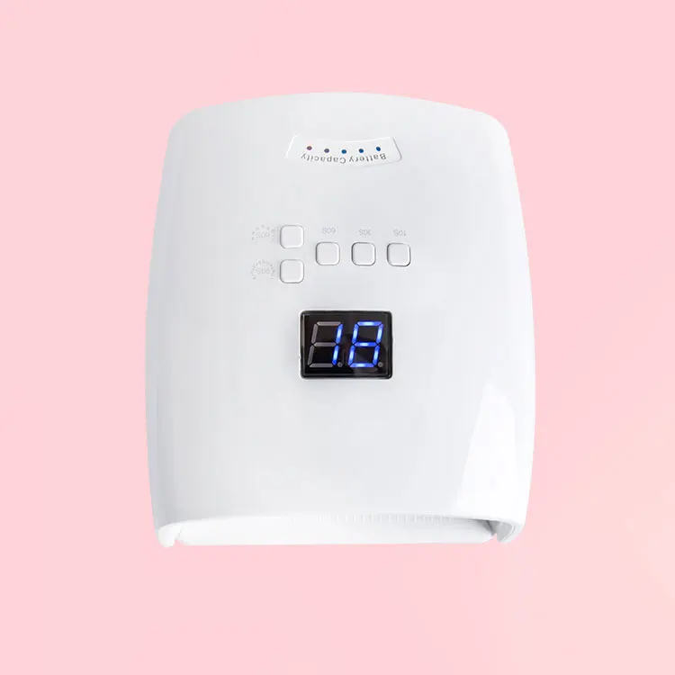 UV Nail Lamp 2020 Best Selling Factory Price LED Nail 48w dryer Wireless rechargeable battery nail lamp