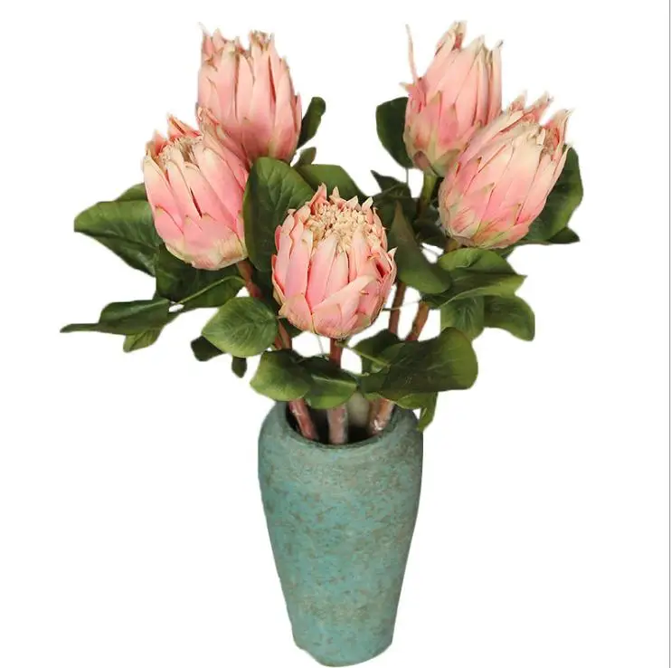 High Quality Artificial Protea King Flower For Wedding Flower