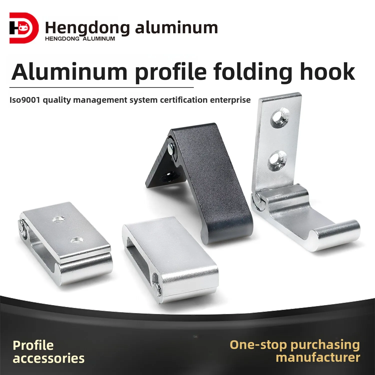 4040 Invisible Aluminum Alloy Fixed Bracket 6000 Series Foldable Clothes Hook for Bathroom Wardrobe 20/30 Sizes Available manufacture