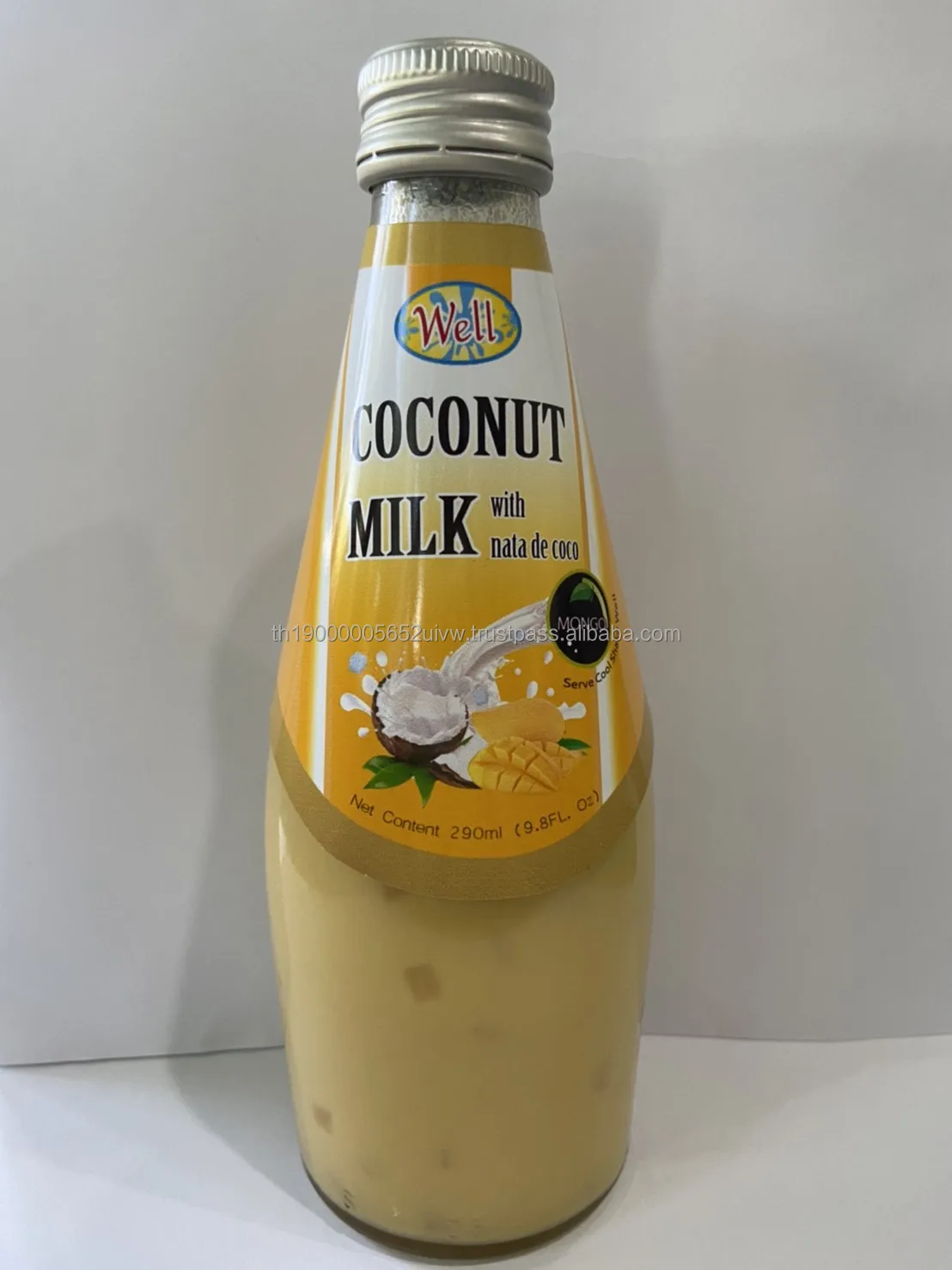 Coconut Milk Drink Rich And Creamy Delicious Drink With Variety Of