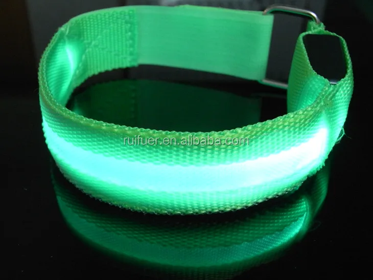 LED Reflektierend Blinkende Arm Band Sicherheit Gürtel Nacht Laufen Radfahren 