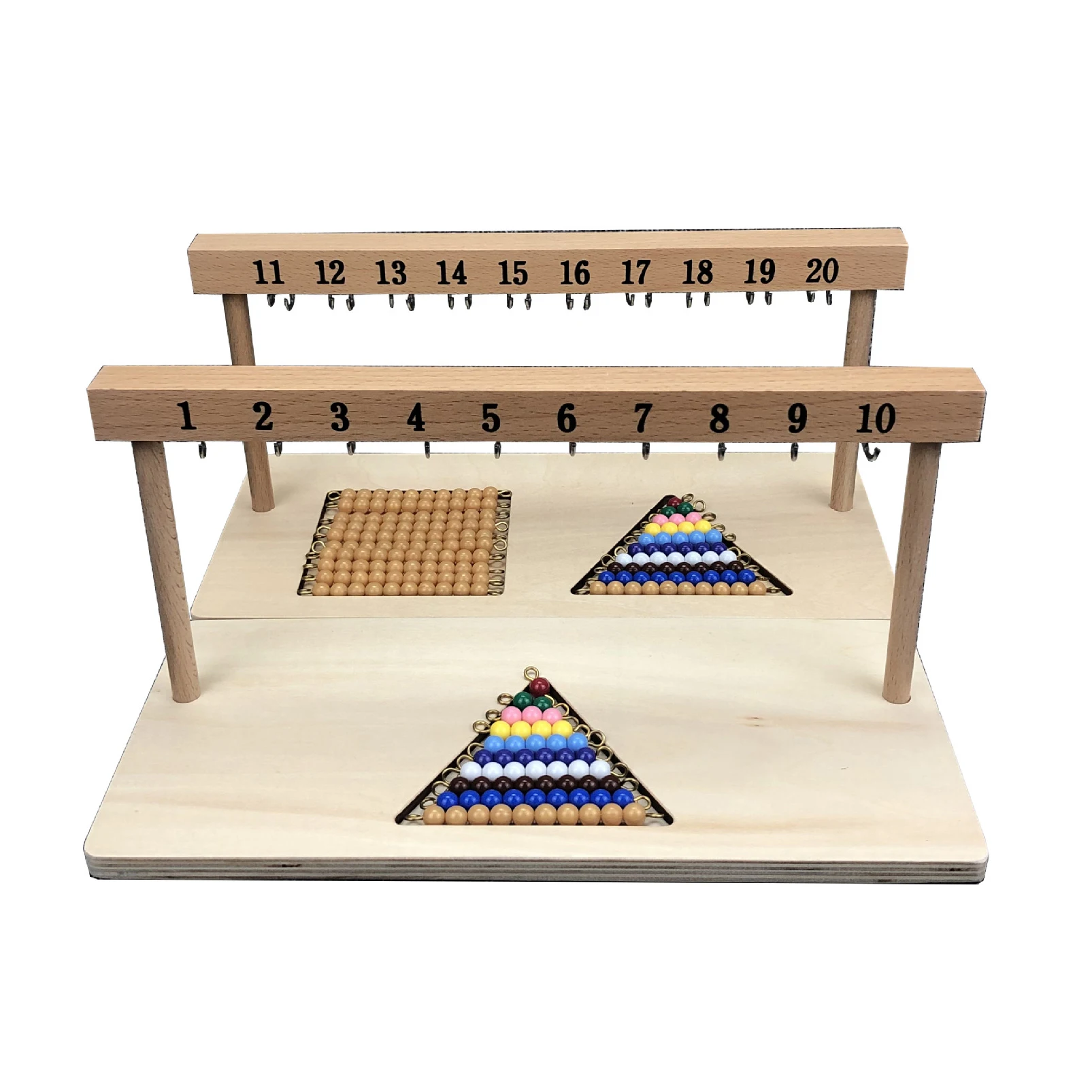 Counting Beads Montessori Hanger For Color Bead Stairs With Beads/Teen Bead... Montessori Beads