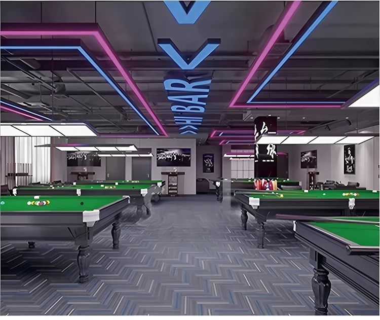 product custom led number  letter pendant ceiling light personalized creative design for billiard mahjong  chess rooms for living room-7