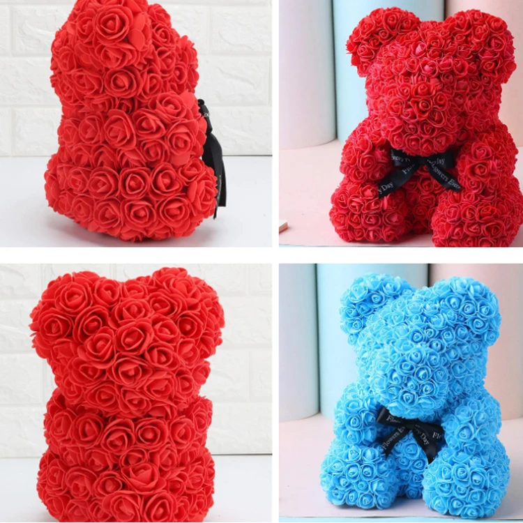 rose bear gift box wholesale