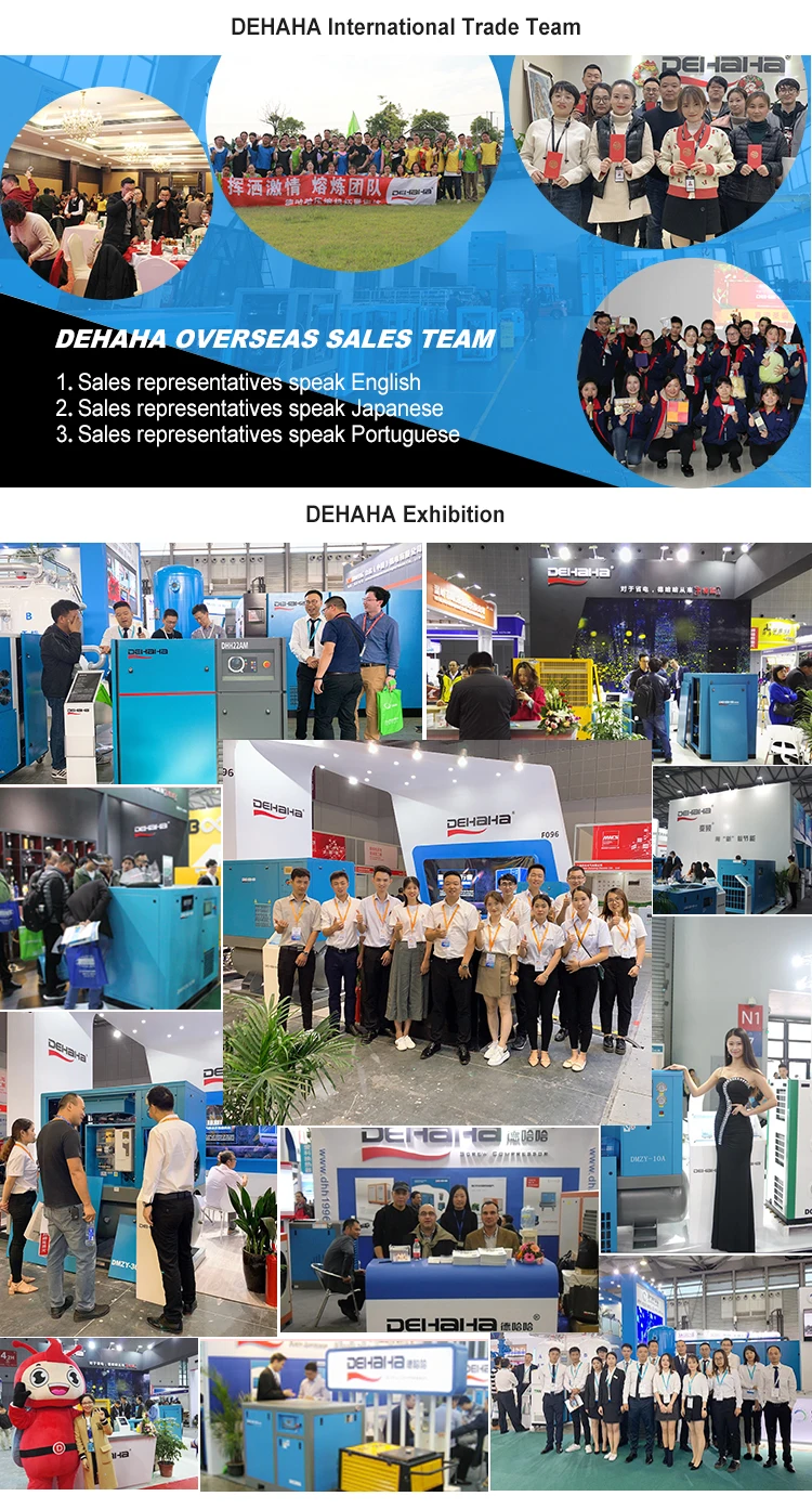 Direct Driven Electric Rotary Stationary Two Stage Inverter Screw Air Compressor 55kW
