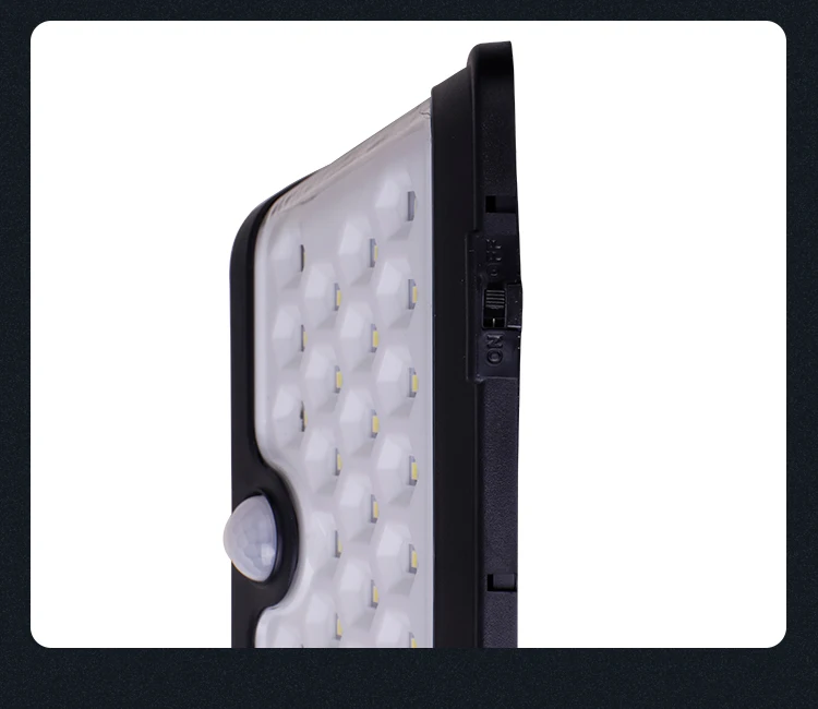 Modern Auto Rechargeable Battery Powered Waterproof Solar Energy Motion Sensor Led Wall Light