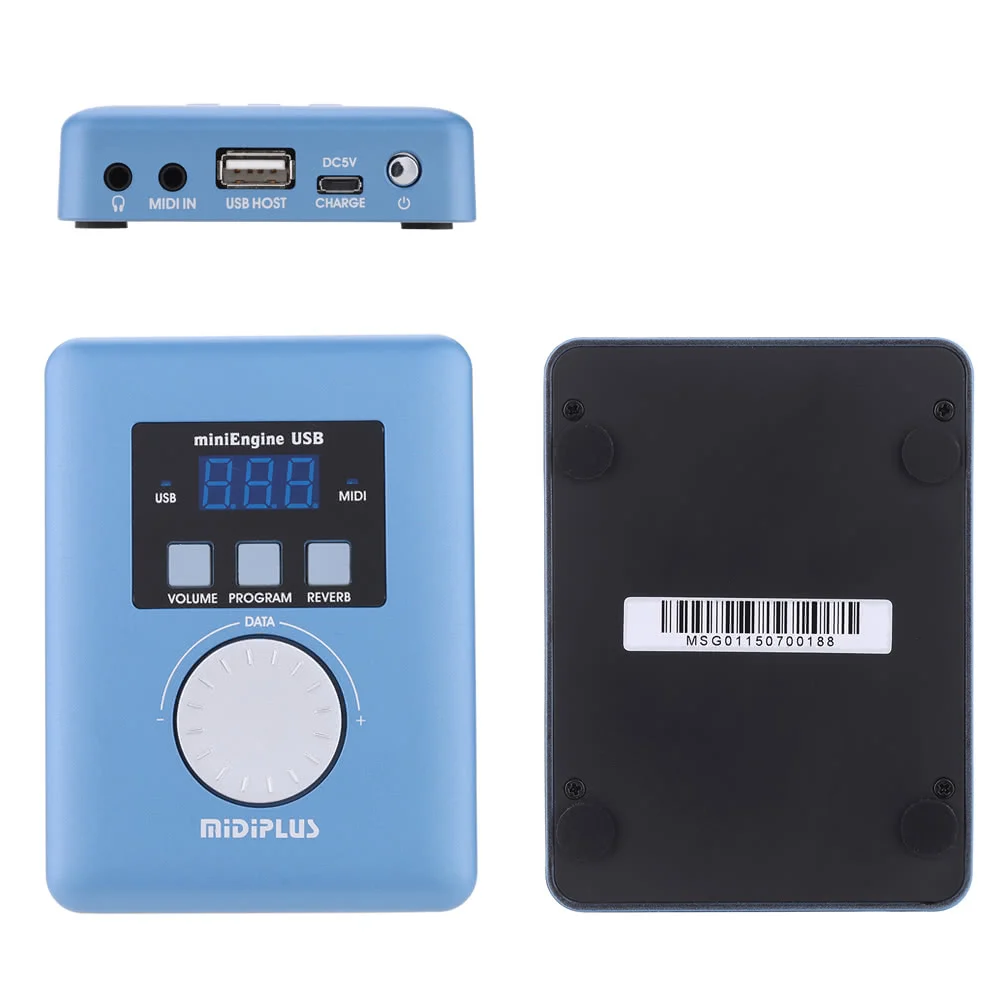 Midiplus MiniEngine USB Mini MIDI Synthesizer - Portable Sound