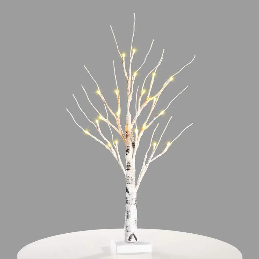 Bolylight 3*Aa Battery Led Mini Birch Christmas Tree Light Lights Decorations For Home/Bedroom/Party/Desk