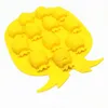 Silicone ice cube mold pineapple shape ice cream tray fudge chocolate jelly mold making cake