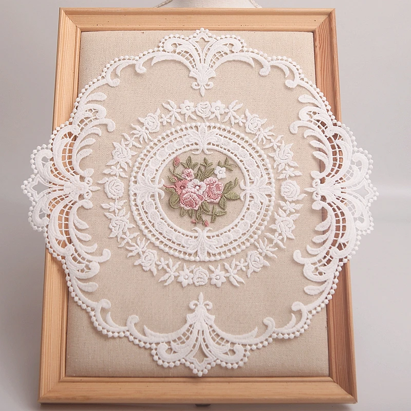 Napperons Papier Dentelle 11,5cm - 100 Pièces - Pour Fêtes Et Décoration De Table