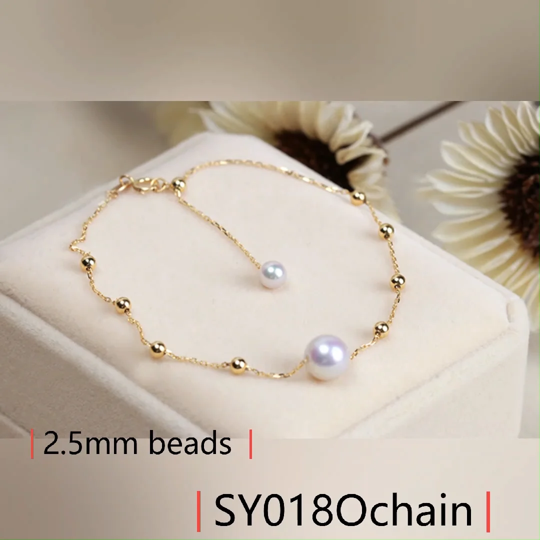 Au750 18k Gold Jewellery Making Supplies 2mm 2.5mm 3mm 4mm 5mm Looser