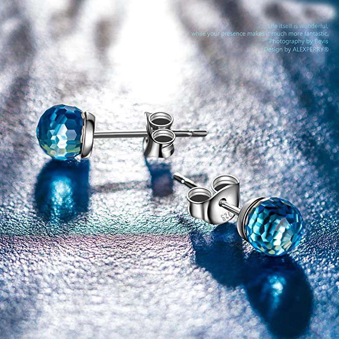 Fantastic World Silver Stud With 925 Sterling Women Earrings
