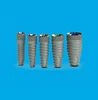Dental implant with SLA active surface treatment resorbable blast Media interal hex