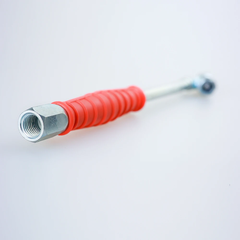 1/4 Inch Npt Female Heavy Duty Tire Inflator Chuck With Safety Rubber