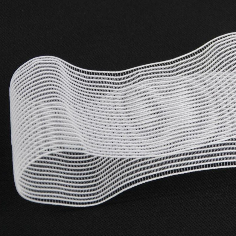 
Spandex fish silk elastic bandelastic band webbing tape for shelf warehouse and pallet packing 