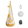 hanging folding hammock chair Indoor outdoor Kids swing pod chair for bedroom