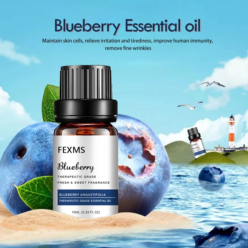 Fexms Blueberry Essential Oil 100 Pure Natural Fruit Essential Oil For