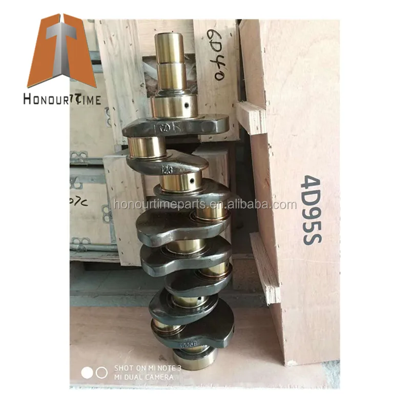 Cast Iron Material Engine Crankshaft 4d95s Excavator Crankshaft