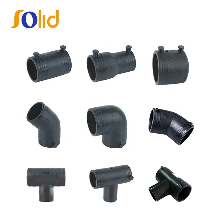 PE100 SDR11 Water Supply HDPE Fitting Electro Fusion Pipe Fitting HDPE Pipe Fitting