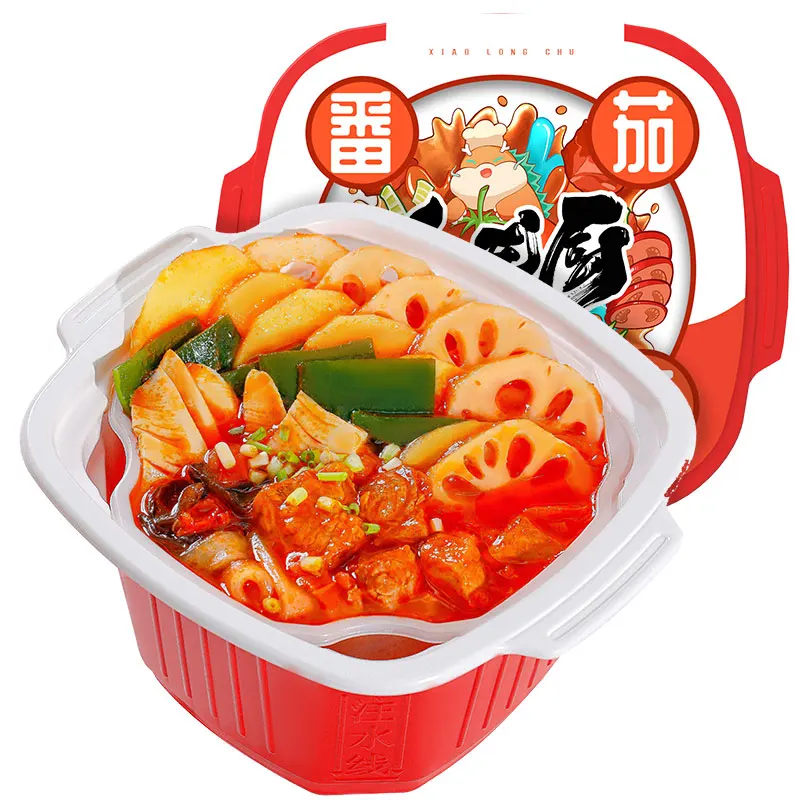 
New Product Convenient Instant Food Tomato Beef Self Heating Instant Hot Pot 