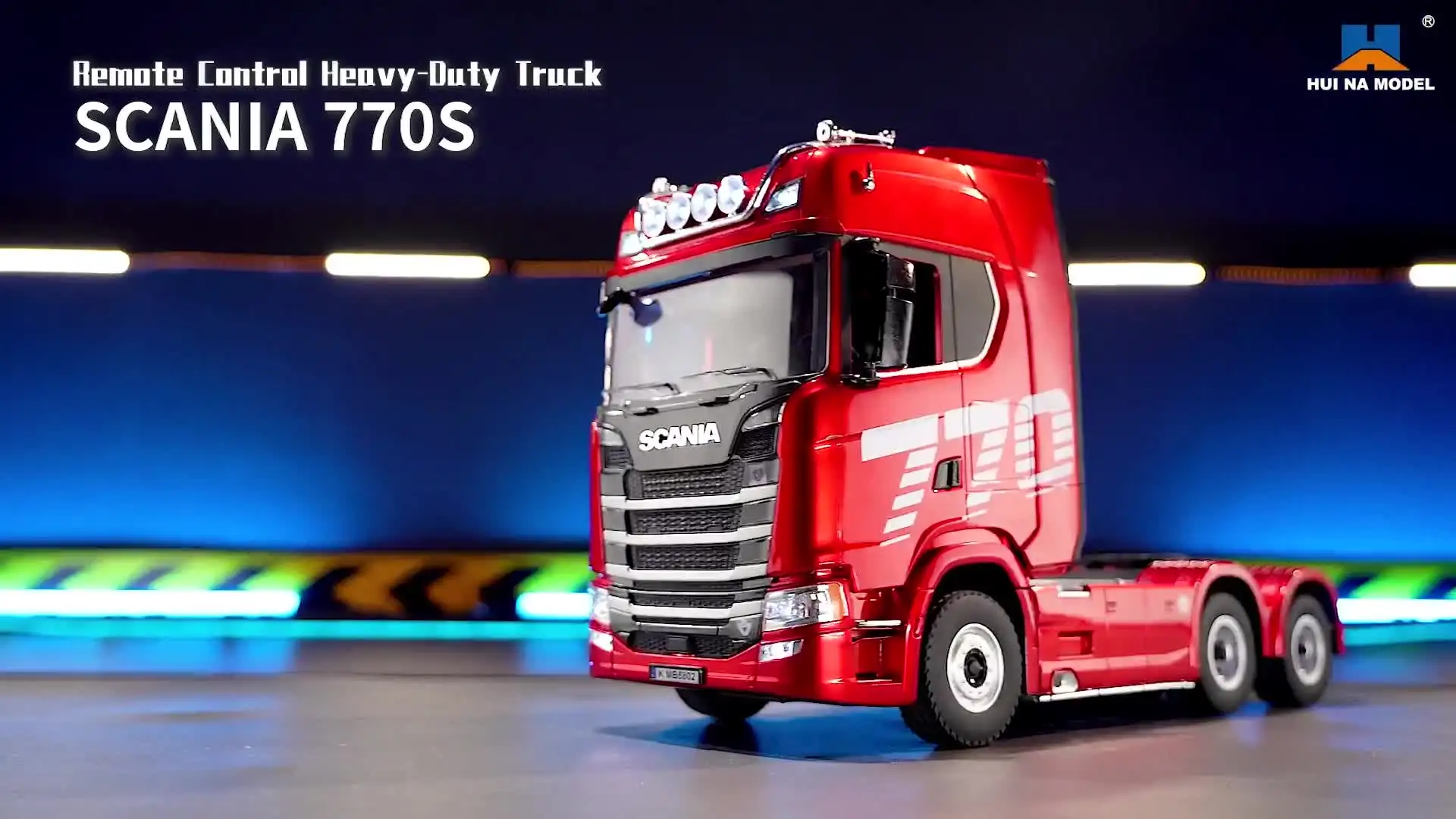1:18 Huina 1501pro Scania 770S V8 6x6 RC Alloy Truck - 2.4G