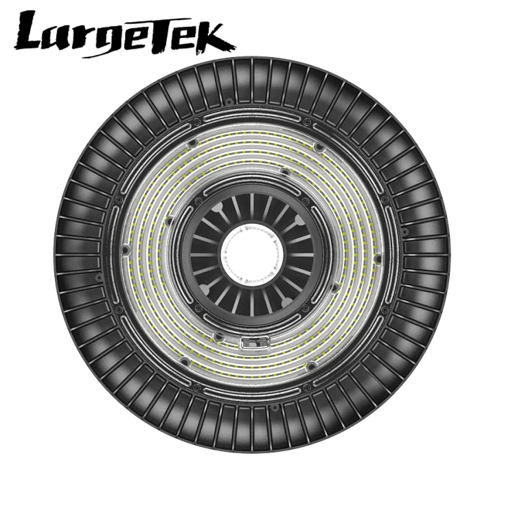 170lm/w 5 years warranty 100w LED UFO HighBay lowbay light DLC CE RoHS SAA ETL patented motion sensor IP66 factory lighting - ANKUX.COM