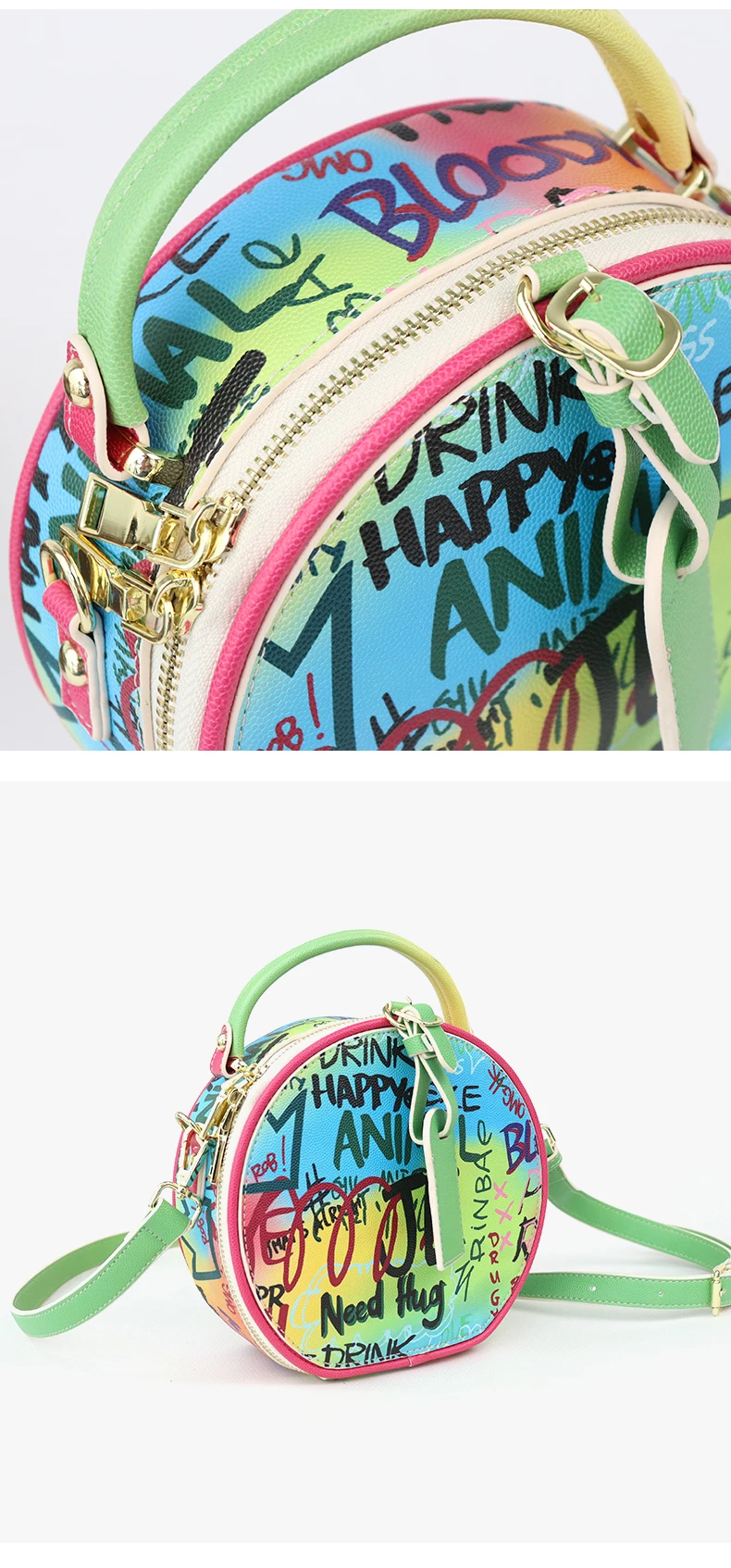 graffiti sling bag