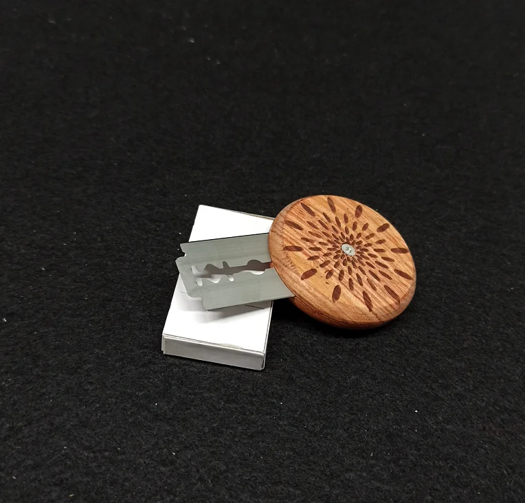 2021 New Design Ufo Round Wooden Bread Lame Dough Slash Tools Baking