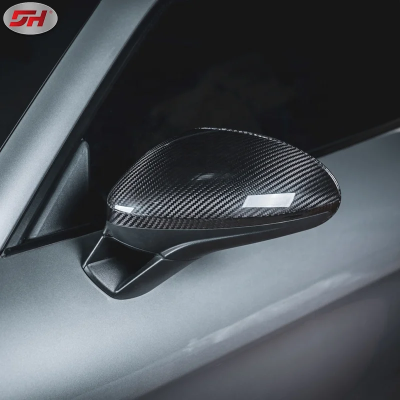 carbon fiber mirror cover mirror case side mirror house for Porsche 718 2016-up 982 cayman boxster model replacement style