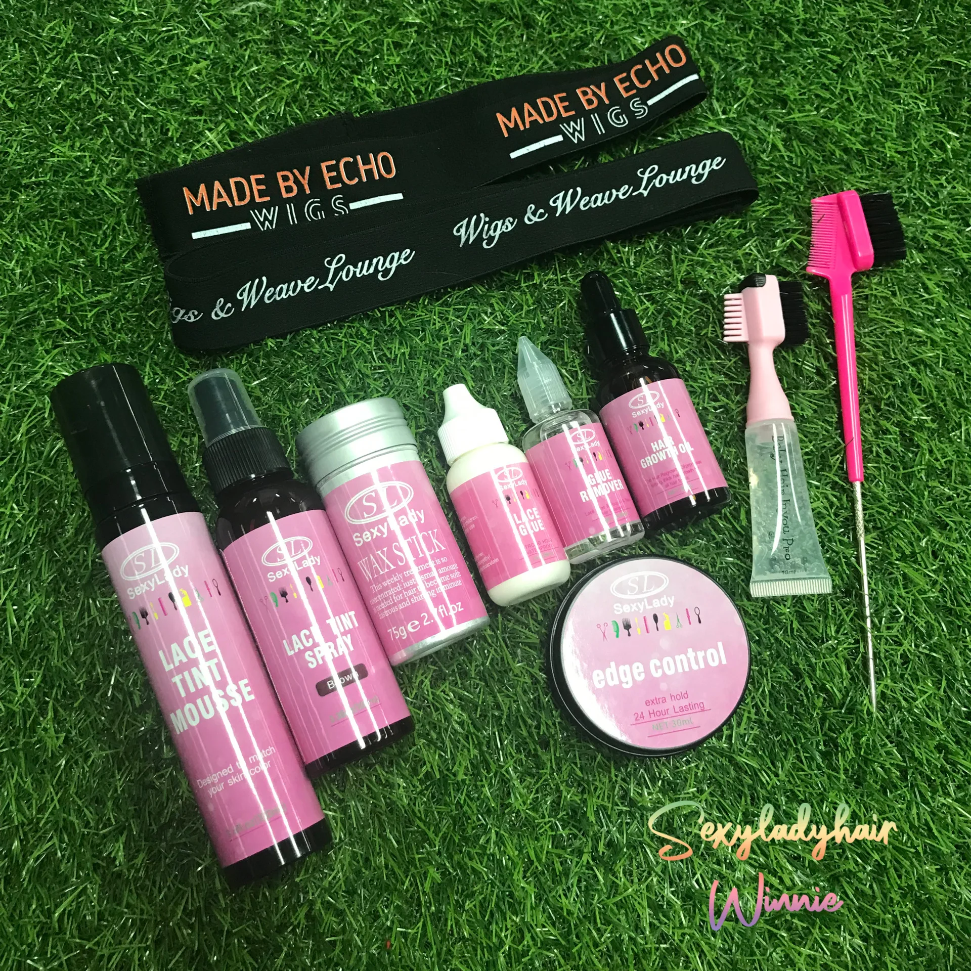 Private Label Lace Hair Extension Tools Packaging Waterproof Hair Lace