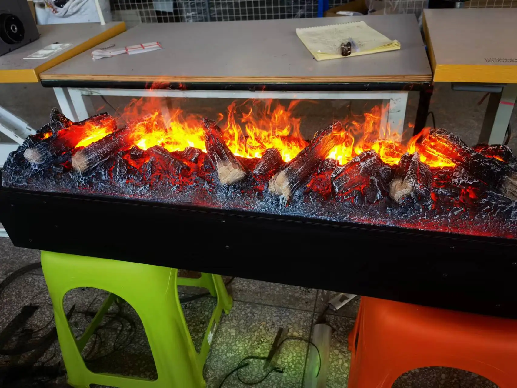 Linear Water Vapor Fireplace, 2000mm, 3D - detail 12