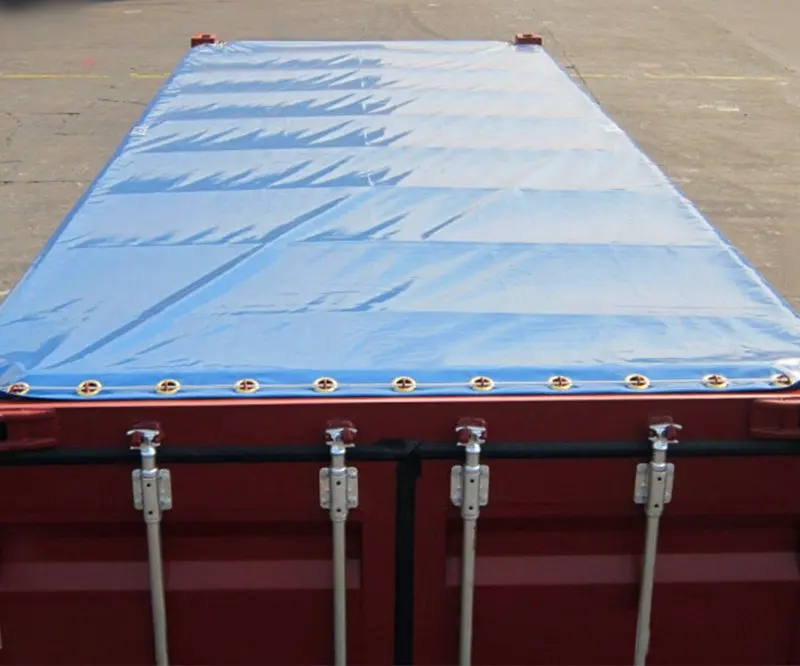 20ft Shipping Container Cover Tarps Ecofriendly Tarpaulin Cover Open Top Shipping Container